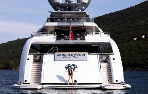 Russia’s richest man, who owns this spectacular $90 million superyacht with a massive infinity pool, an outdoor cinema, water toys, and six lavish guest cabins, unfortunately has no friends with whom to truly enjoy the 230-foot vessel.