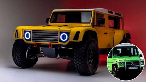 This $1.5 million hyper truck churns out 1,000 hp, has 40 inch tires and is so massive that it makes the mighty Mercedes G-Wagen SUV look delicate.