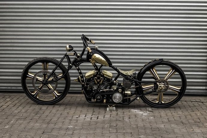 The $250,000 Gold-Digger motorcycle is the world’s first bike with 30-inch wheels - Luxurylaunches