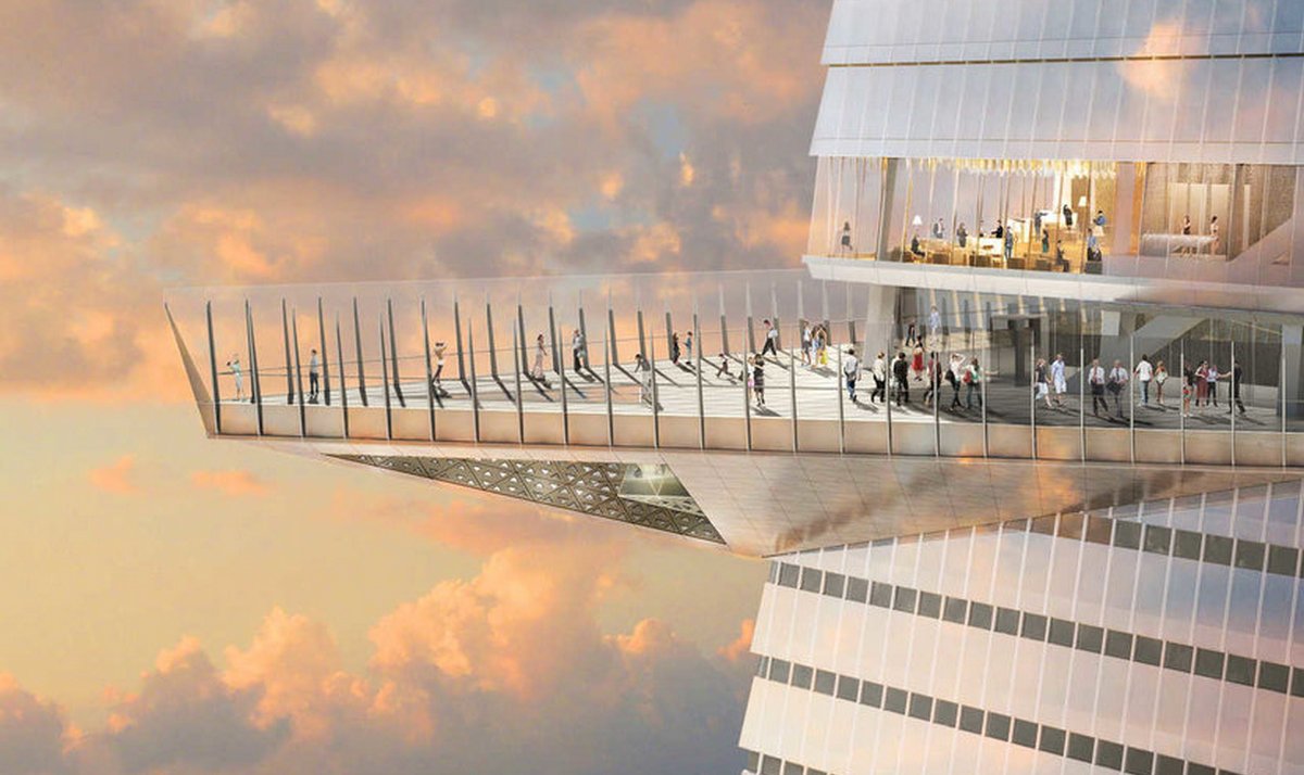 1,110 feet up in the air - New York will soon have the highest observation deck in the Western Hemisphere - Luxurylaunches