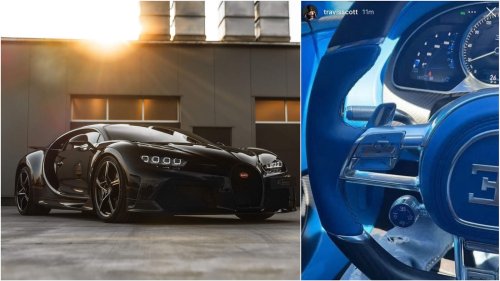 Travis Scott has treated himself to a Bugatti Chiron Super Sport, the $5.5 million hypercar is one of only 30 in the world. He and beau Kylie Jenner now own Chirons worth a total of $12 million.