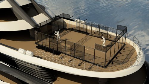 Padel ball has become such a rage that superyacht owners are installing $250,000 modular courts on their vessels