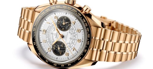 Omega’s new Speedmaster Chronoscope Paris 2024 editions in Moonshine Gold and steel hold the torch high in the momentous run-up to the Olympics
