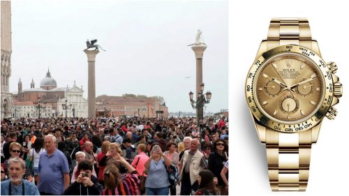 Ingenious or ignorant? To tackle the watch theft menace, the Italian tourism chief wants rich tourists to ditch their Rolexes and wear cheap and ugly $11 plastic watches instead.