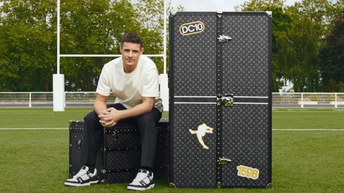 Louis Vuitton and rugby legend Dan Carter have immortalized his career with a one-of-a-kind wardrobe trunk. The incredible Malle Vestiaire is priced at a whopping $150,000 and comes packed with memorabilia.