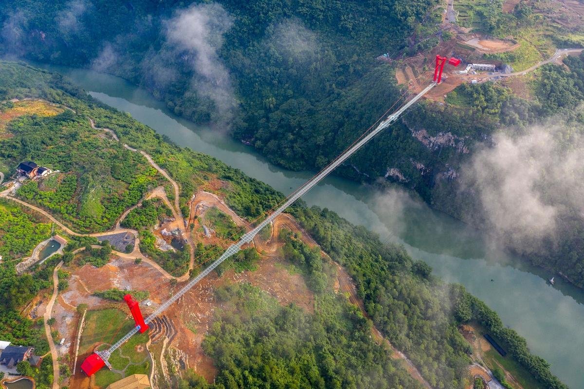 The worlds longest suspension glass-bottom bridge has opened in Lianzhou, China and it sure will be every Instagrammers dream