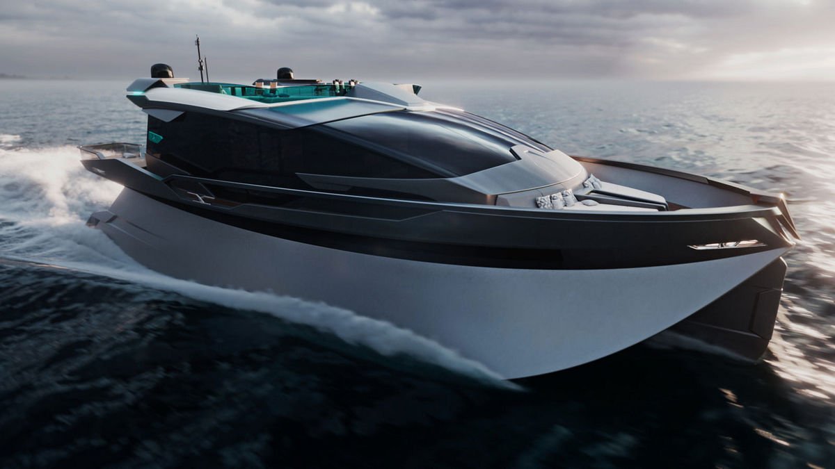 Fit for modern royalty - This 25 meter yacht concept comes with a movie theater, glass-bottom tub, and opulent interiors - Luxurylaunches