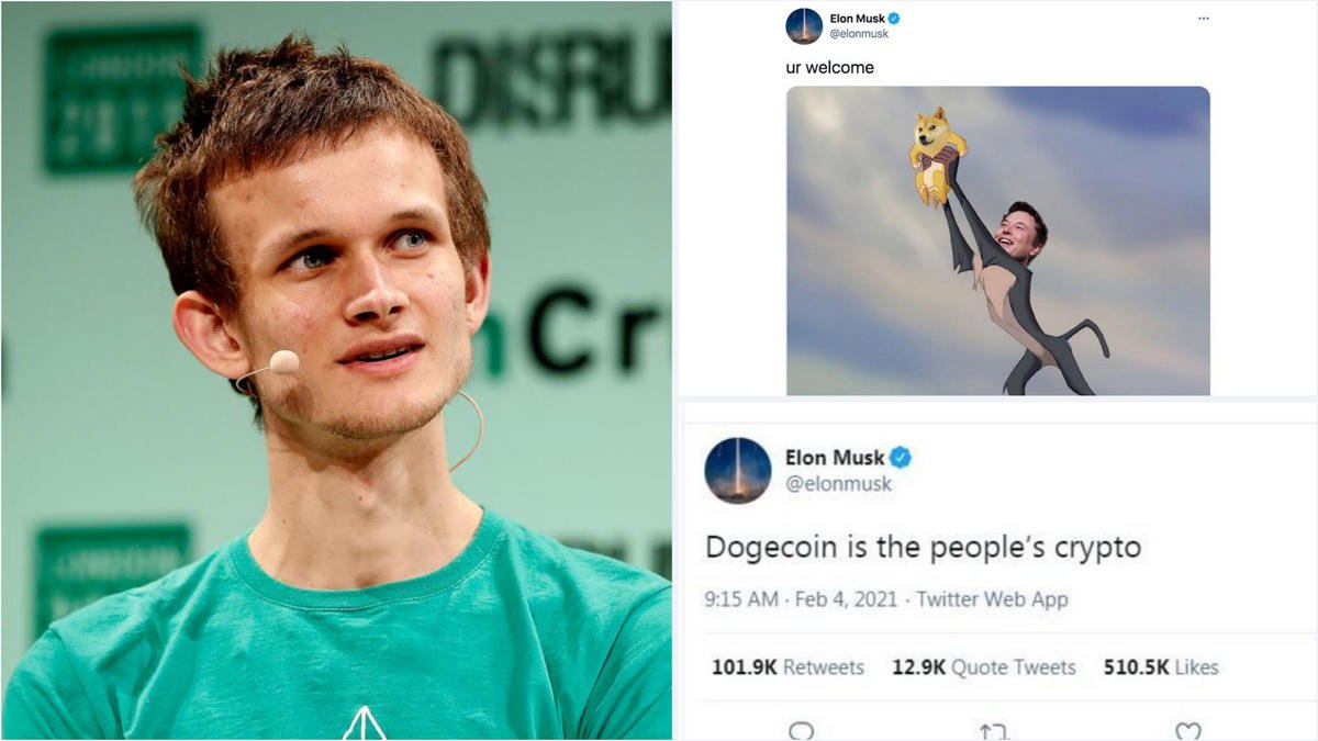 ‘One of my best investment ever’ – The 27 year old billionaire founder of Ethereum made a staggering $4.3 million from his paltry investment of $25,000 in Dogecoin. He credits it all to Elon Musk