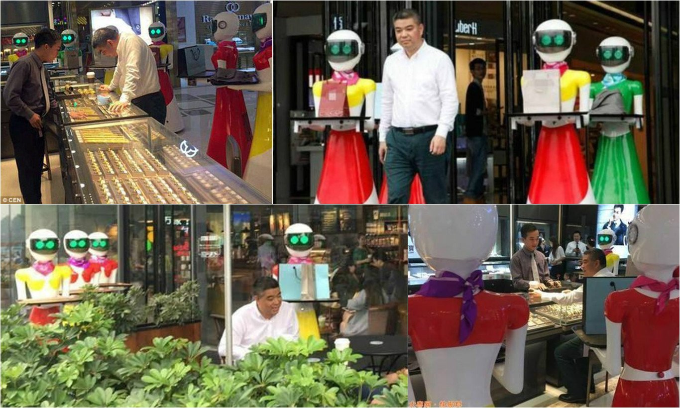Body guards are passe - Moving around with Robot maids is the new status symbol in China - Luxurylaunches