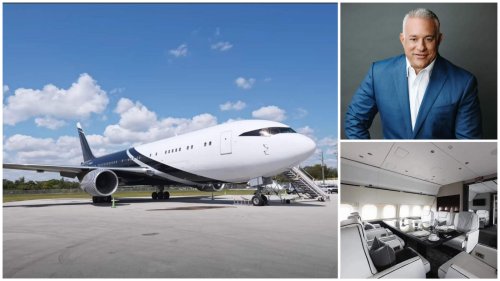 This Florida-based billionaire attorney has one of the world’s largest private jets. His stunning Boeing 767 VIP jet has an entertainment lounge with an 80-inch home cinema, two staterooms, a lavish master suite with a full shower, and a DJ station.