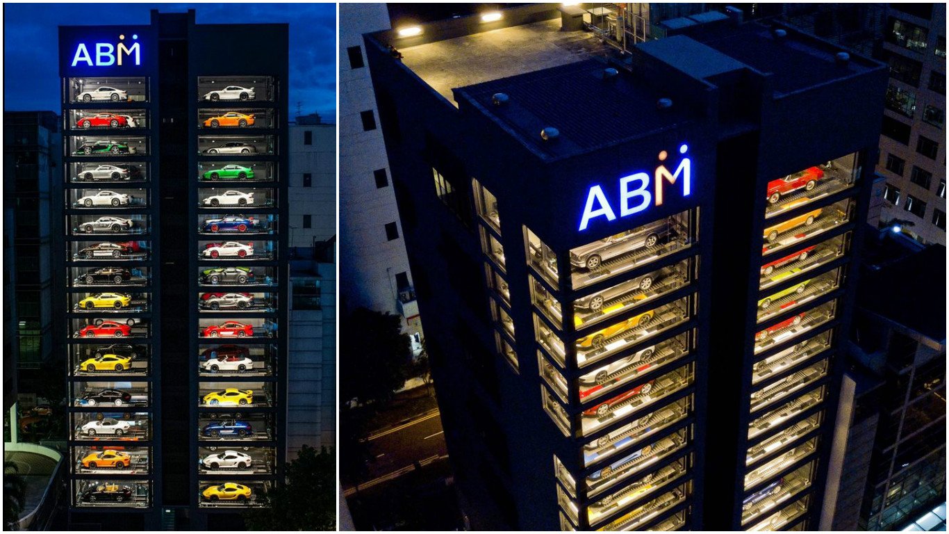 This 15-storey glass building is the world’s largest supercar vending machine - Luxurylaunches