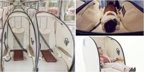 Complete with Private sleeping pods, power reclining seats, folding table, and more – This is Japan’s ultra-luxurious overnight bus and it is as comfortable as the business class cabin of an aircraft