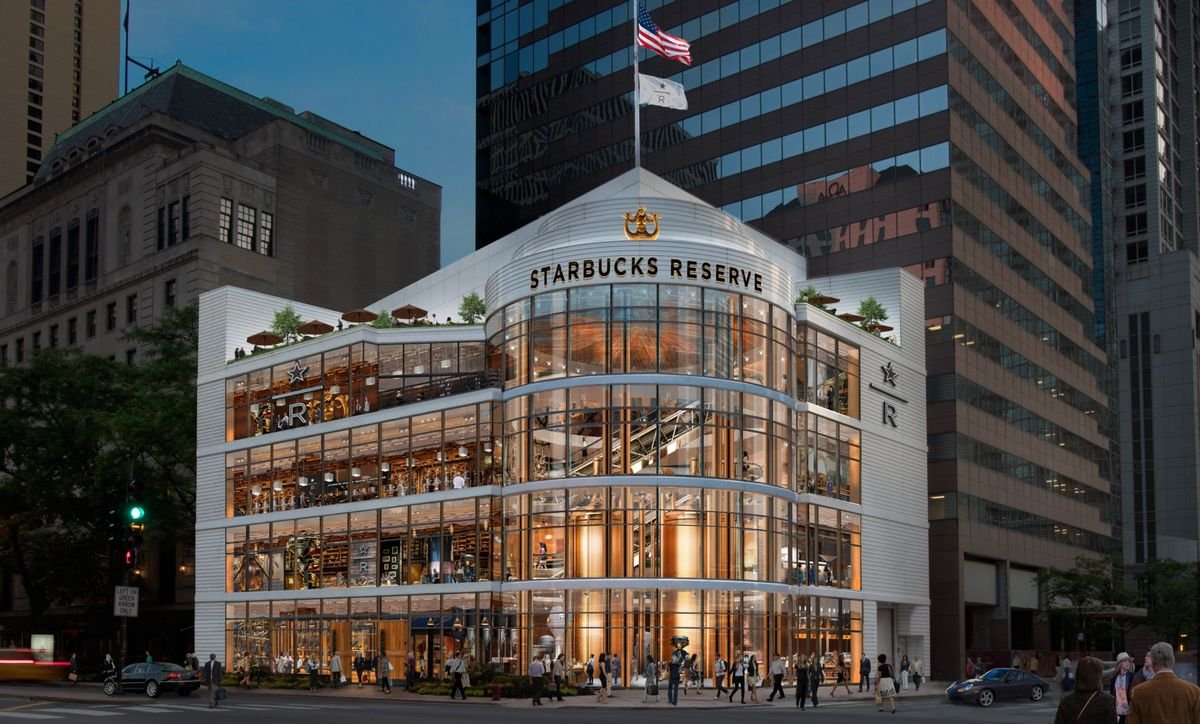 Spread across 43,000 square feet take a look inside the largest Starbucks in the world