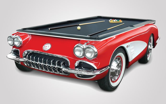 At $25,000 the 1959 Corvette pool table - Luxurylaunches