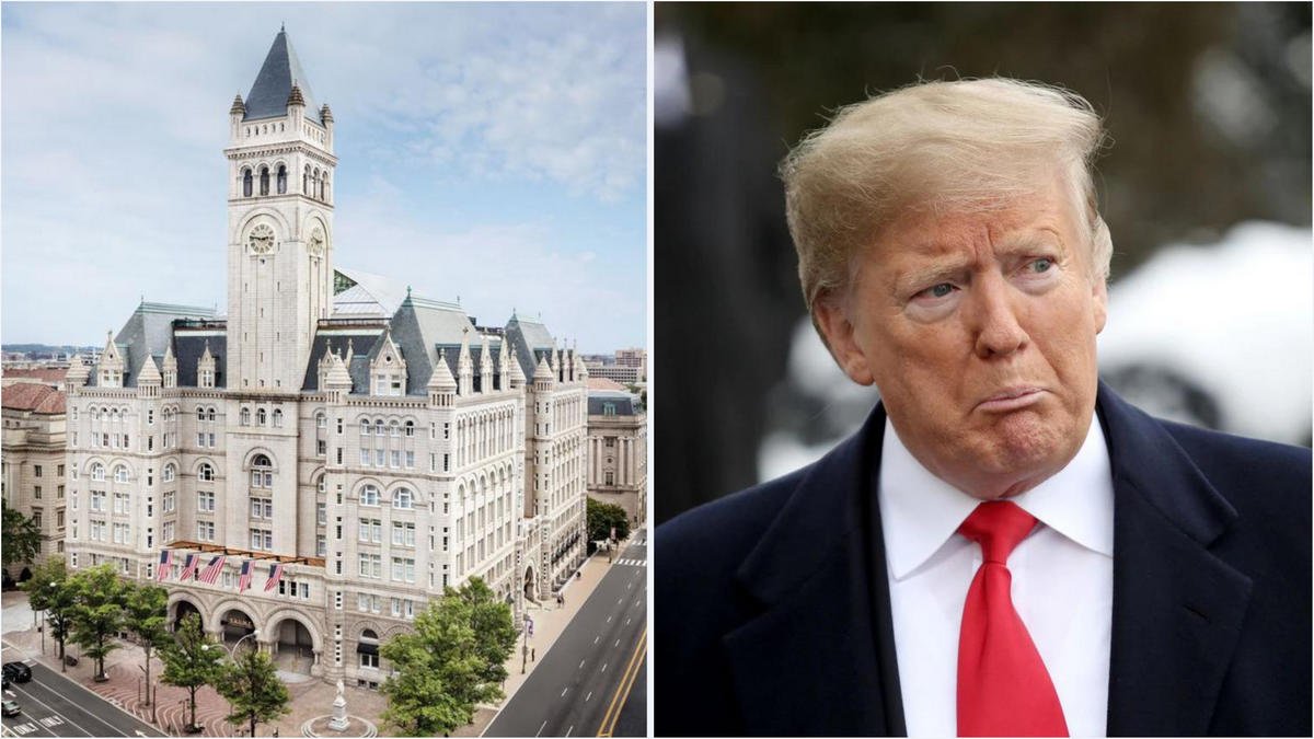 With all his businesses hit hard by the pandemic and now facing a $1.1 billion mountain of debt – Donald Trump is desperately trying to sell his beloved luxury hotel in Washington DC