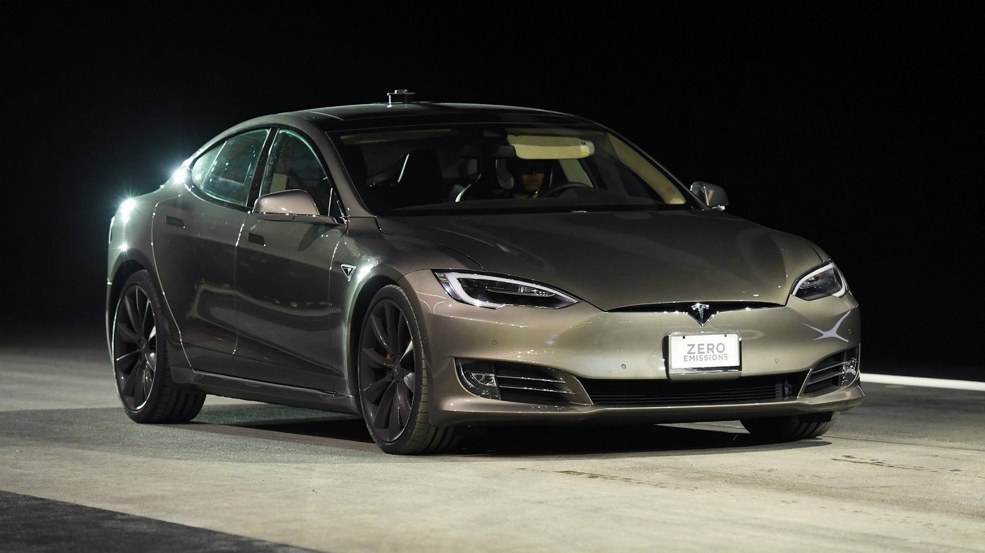 The worlds's first armored Tesla Model S