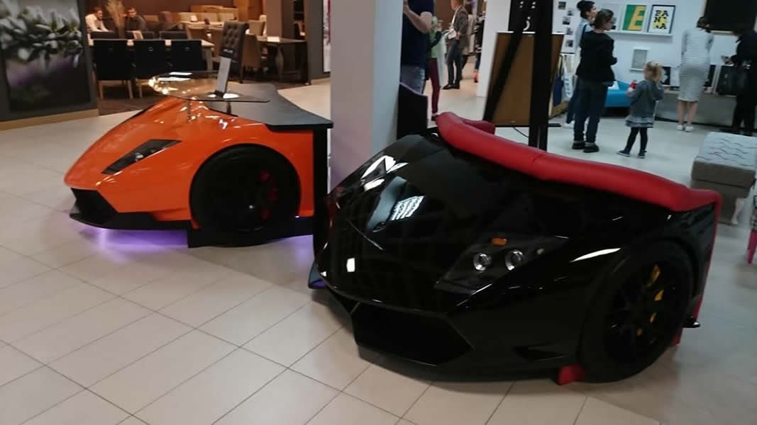 You wont believe that these sofas are made by luxury car makers