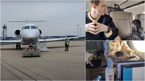 Because his dogs were too fat to fly in a commercial plane, the world’s biggest YouTuber, PewDiePie splurged $80,000 on a private jet when he moved to Japan.