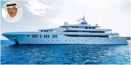 A Saudi billionaire is selling his palatial $100 million superyacht after it was vandalized by an angry mob in France with red paint and garbage. The vessel, longer than an Olympic-sized swimming pool, features a helipad, a massive beach club, a movie hall, and a cards room.