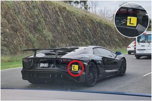 Not in Dubai or London, but a 16-year-old was spotted legally driving a $500,000 special edition Lamborghini on the way back from school in Australia