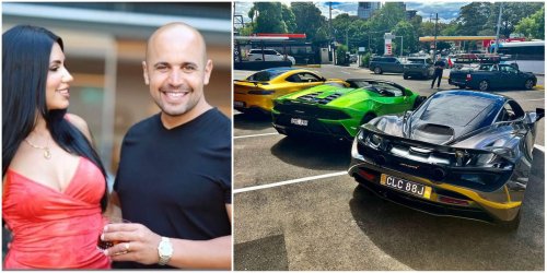Not in the garage but this millionaire parks his McLaren and Lamborghinis in a special room inside his office so his employees are motivated to work as hard as him.