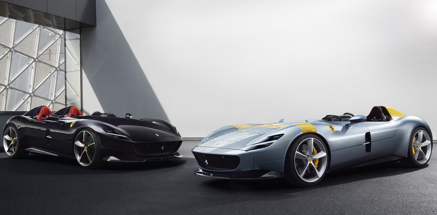 Ferrari has created two special edition supercars styled after iconic open-top racers from the past