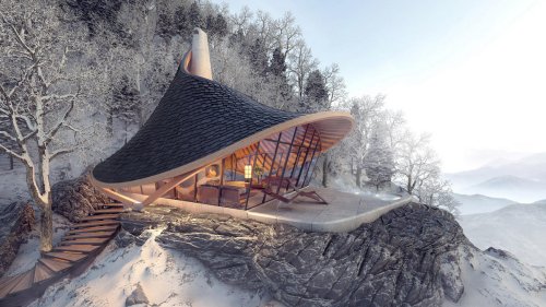 This gorgeous retreat in Japan’s Hokkaido mountains is literally what dreams are made of