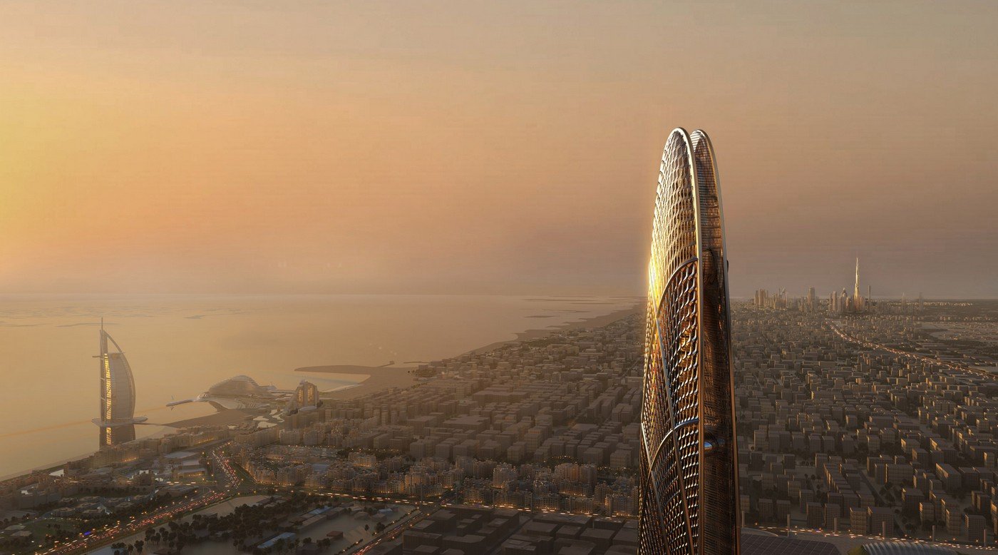 Dubai is building a new skyscraper it will be 500 meters tall and it’s facade will be covered with digital displays