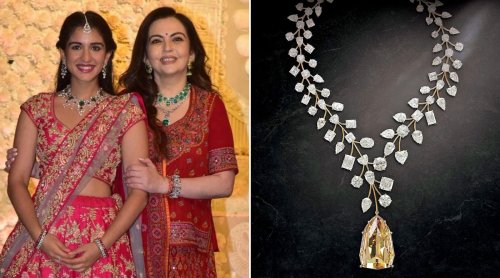 Nita, the wife of Asia’s richest man Mukesh Ambani, gifted her daughter-in-law Shloka the worlds most expensive necklace the $55 million L’Incomparable. Will she out do herself with an even more extravagant gift for her future daughter-in-law Radhika Merchant?