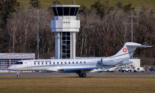 After being grounded for a week in Turkey, the Swiss government’s brand‑new $117 million private jet was finally flown back to Switzerland, but red‑faced officials had to park it at a military base because the capital’s runway is too short for the plush jet to take off