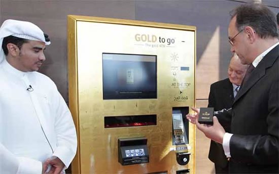Gold vending machines soar high at Burj Khalifa's observation deck - Luxurylaunches