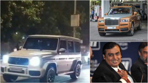 Forget billionaires, even world leaders don’t have a motorcade like that of Mukesh Ambani, the richest man in Asia. His security guards use a fleet of 4 Mercedes-AMG G63s worth $1.2 million and he travels in a custom Rolls Royce Cullinan worth $2 million.