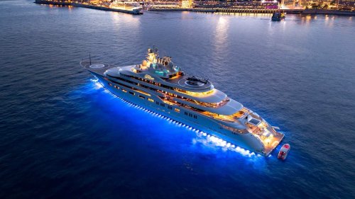 Germany has seized the $600 million yacht of sanctioned Russian billionaire Alisher Usmanov. Longer than a football field the vessel has the largest pool ever installed on a yacht and costs $785,000 just to refuel.