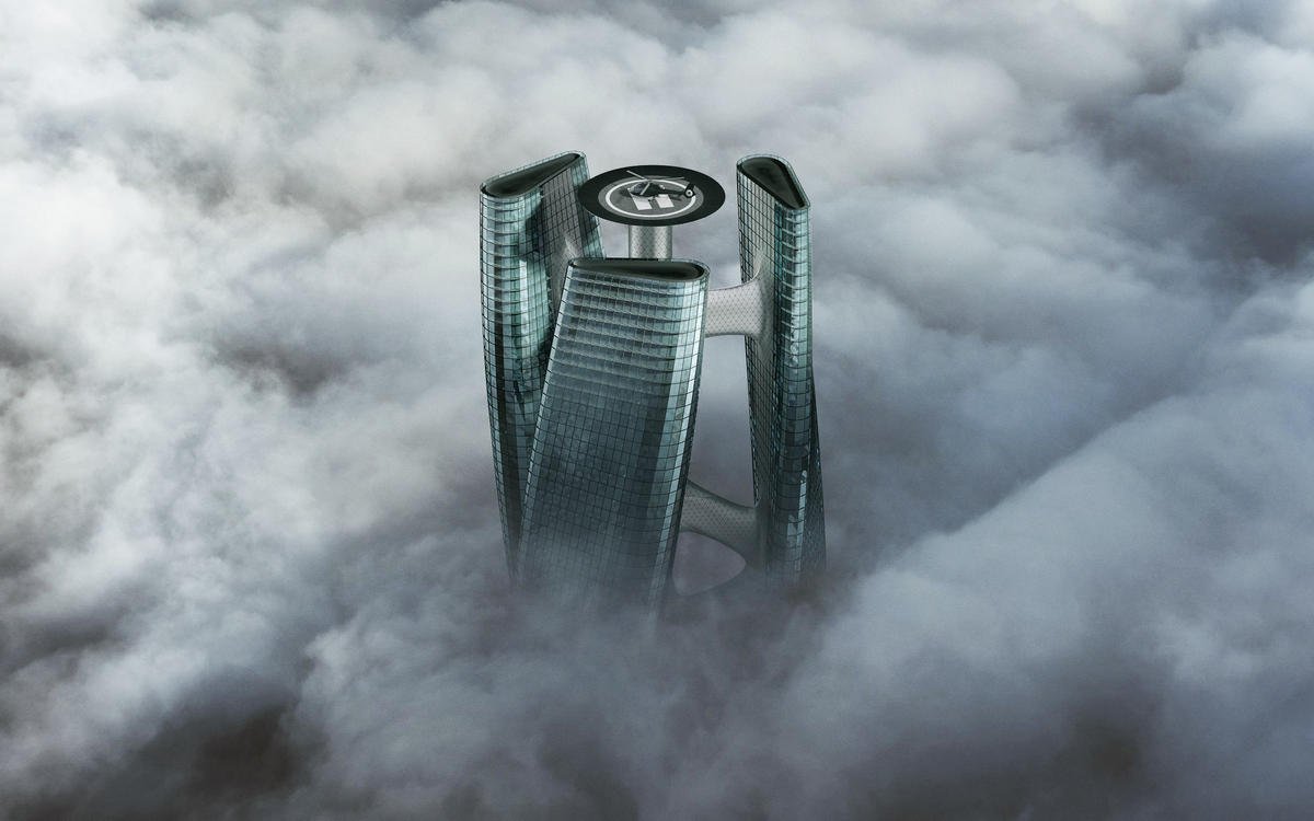A sky-kissing turbine shaped scraper that rotates with the wind may add to the beauty of Dubai's skyline - Luxurylaunches