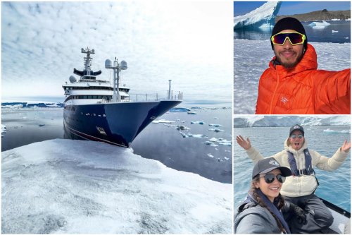 Formula 1 ace Lewis Hamilton and Olympic snowboarder Shaun White had the time of their lives exploring the icy waters of Antarctica onboard Paul Allen’s Octopus superyacht, which costs $2.2 million a week to charter.