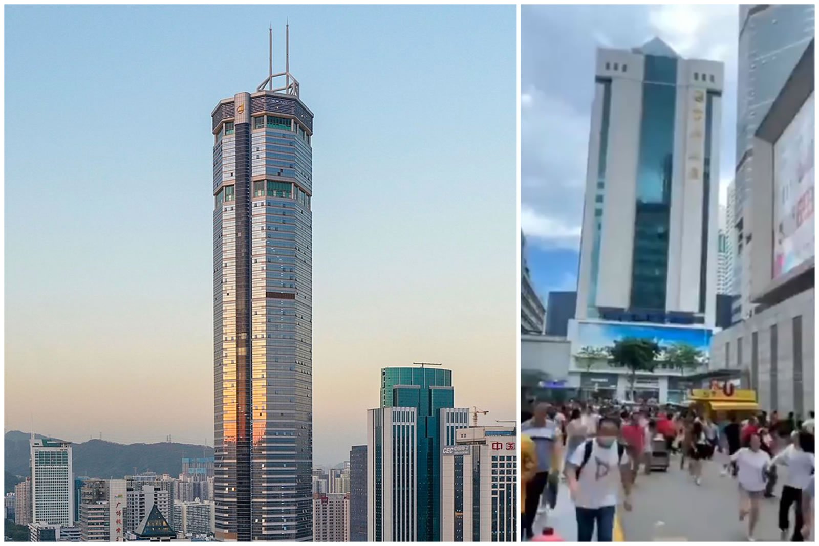 Not an Earthquake or a Typhoon and yet mysteriously one of China’s tallest skyscraper began to wobble violently. 15,000 people were frantically evacuated from the 70 storey tower.