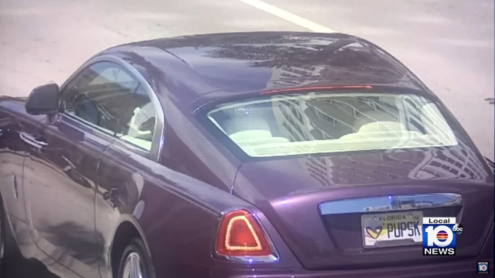 Florida man hired a plane to help find his stolen purple Rolls Royce - cover