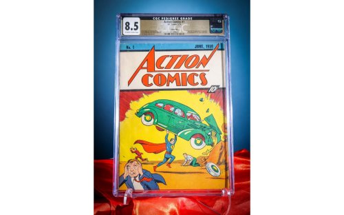 Almost doubling in value in a decade, Superman’s ‘Action Comics’ No. 1 sells for a record $6 million becoming the most valuable comic in the world