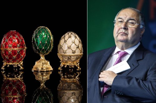 German police raided Alisher Usmanov’s plush villa and found not one but four fake Faberge eggs. The sanctioned oligarch is worth $16 billion and also owns the $800 million megayacht Dilbar.