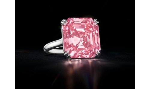 Christie’s is selling a 13.15-carat fancy vivid pink diamond that could fetch up to $35 million.