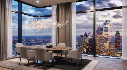 £9.9m penthouse launches at London city landmark offering sky high living over the Square Mile