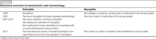 Do we need a third mechanistic descriptor for chronic pain... : PAIN