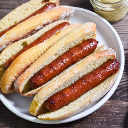 Soft Sourdough Hot Dog Buns