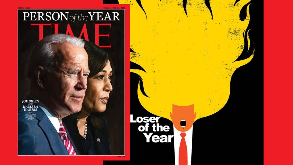 Joe Biden & Kamala Harris are Time’s Person of the Year and Trump lost. Twice.