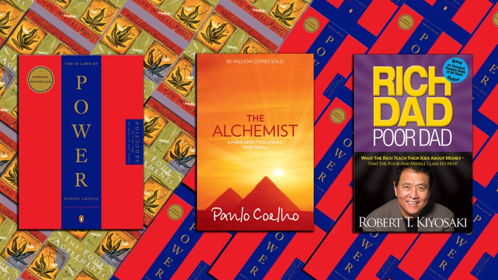 Books in the Top 100 for Decades: Power, The Alchemist, Rich Dad Poor Dad, The Four Agreements