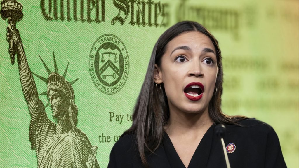Twitter Rejects $600 stimulus check: “Hell No” tops Poll by Alexandria Ocasio-Cortez