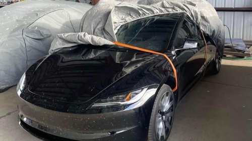 Une photo de la nouvelle Tesla Model 3 ? Avec de nouveaux écrans ?