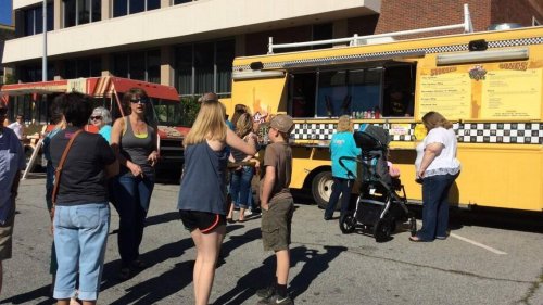 Dig into Food Truck Frenzy at Macon Cherry Blossom fest. What restaurants are on the lineup