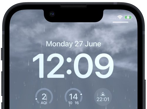 iOS 16: How to Set a Dynamic Weather Lock Screen Wallpaper | Flipboard