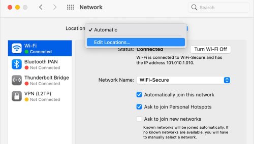 Apple Removes Network Locations Feature in macOS Ventura